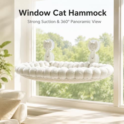 Cat Window Perch for Indoor Cloud Perch，White - Image 2
