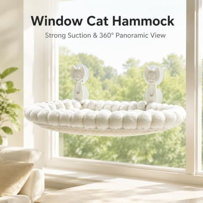 Cat Window Perch for Indoor Cloud Perch，White - Image 2