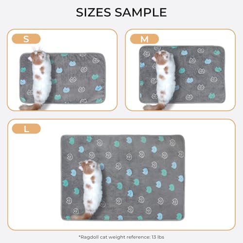 Luciphia 3 Pack Cute Cat Blankets Cozy Small Throw - Image 4