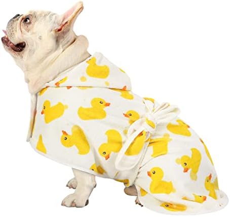 HDE Hooded Dog Bathrobe Quick Dry Towel Wrap by HDE