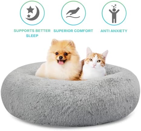 SAVFOX 36 inches Calming Donut Dog Bed - Image 4