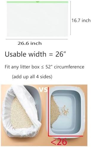 Super Thick 2Mils Drawstring Litter Box Liners - Image 2