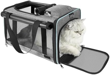 GAPZER Cat Carrier American, Delta Airline Approved Soft Travel Bag - Image 2