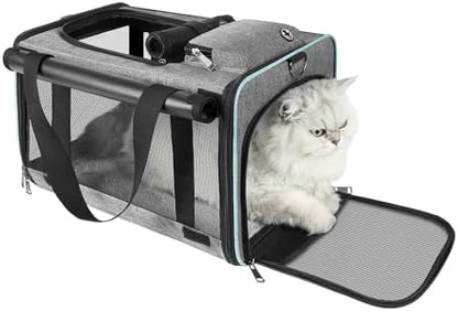 GAPZER Cat Carrier American, Delta Airline Approved Soft Travel Bag - Image 2