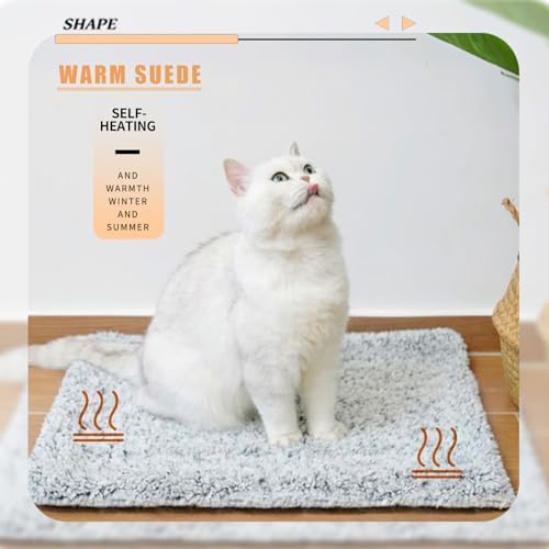 Two Uses'Cat Mat, Self Warming&Cooling Cat Mat.12 * 20in- Cooling Cat Pad - Image 3
