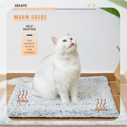 Two Uses'Cat Mat, Self Warming&Cooling Cat Mat.12 * 20in- Cooling Cat Pad - Image 3