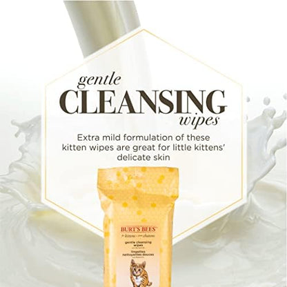 Burts Bees for Pets Kitten Grooming Wipes - Image 3
