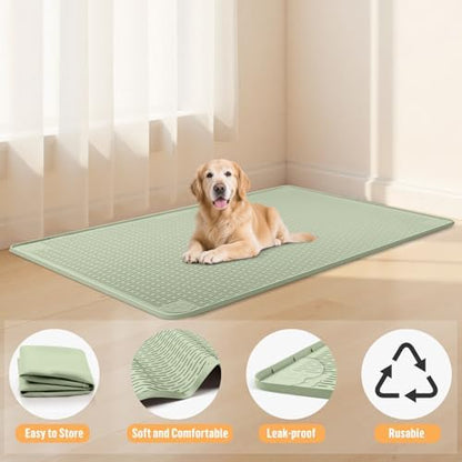 Silicone Dog Bed Mat 34"x 22" Crate Mat - Image 2