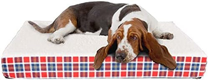 Orthopedic Dog Bed with Memory Foam and Sherpa Top ? Removable, Machine by PETMAKER