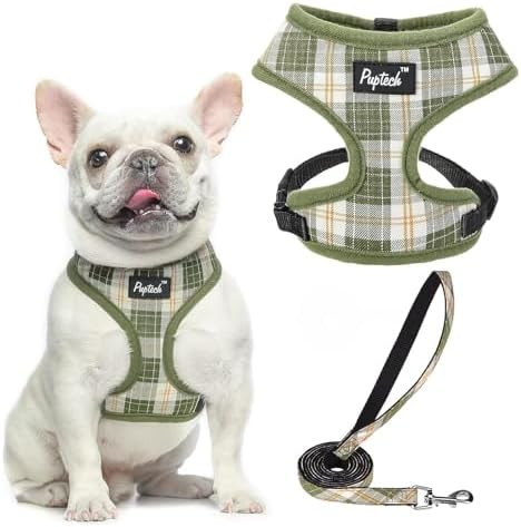 PUPTECK Small Dog Harness and Leash Set No Pull by PUPTECK