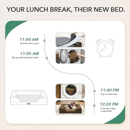 Waterproof Orthopedic Dog Bed for Extra Large Dogs - Image 4