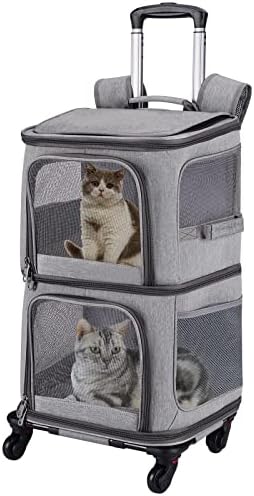 Double Pet Carrier Backpack by VOISTINO