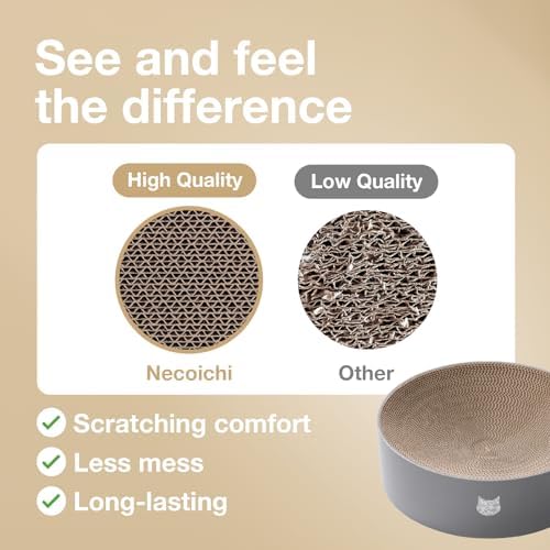 Necoichi Cat Scratcher Bowl for Indoor Cats - Image 5