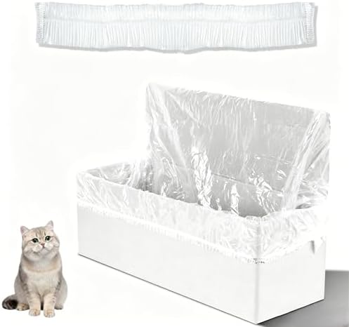 100 Pcs Trash Bags for Popur X5 Litter Box by Luxrise