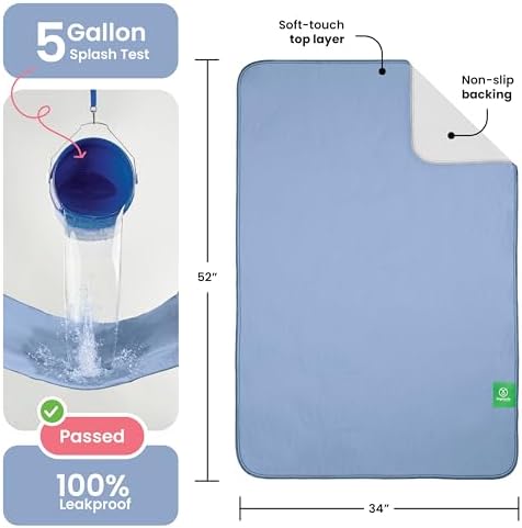 IMPROVIA® Washable Underpads, Heavy Absorbency Reusable Incontinence Pads - Image 4