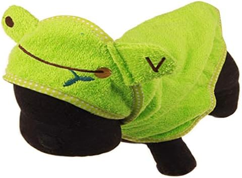 Goclothod Pet Hooded Bath Towel Puppy Drying Bath Towel Absorbent Bathrobe Warm by Goclothod
