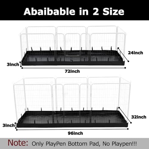 PJYuCien Rectangle Playpen Bottom Pad - Image 3