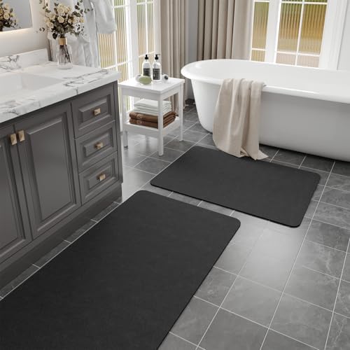 Bathroom Mat Rugs Sets 2 Piece Stone Bath Mats by Earcu