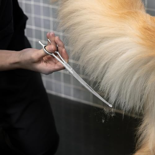 Tweezerman 9" Pet Grooming Shears-Safety Round Tips - Image 4