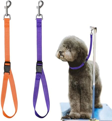 Dog Grooming Loop Adjustable Restraint Noose Sling by Periflowin