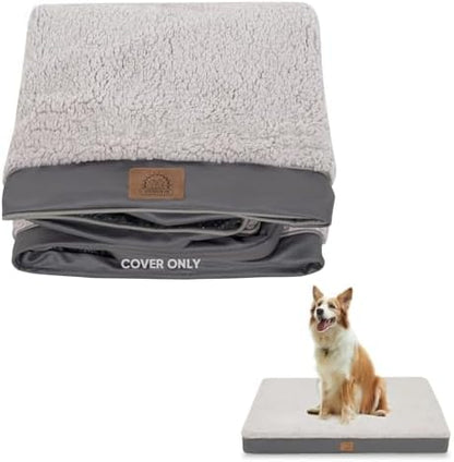 Sunheir Waterproof Dog Bed Covers Replacement Washable, Pet Bed Cover Only by SUNHEIR