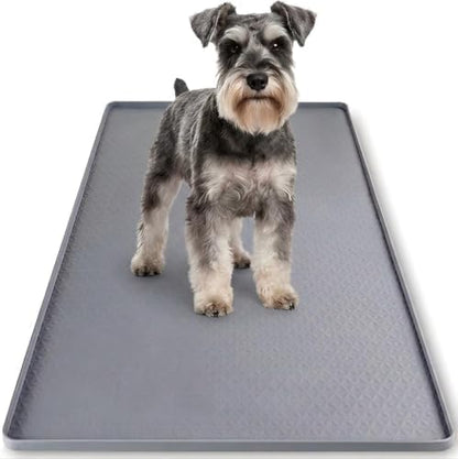 Dog Pee Pad Holder & Cat Litter Mat, XXL 51''×25.6'', Waterproof Floor Silicone - Image 7