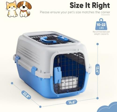 DUMOS 23" Hard-Sided Pet Carrier - Image 5