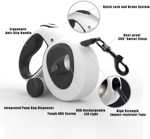 4-in-1 Retractable Dog Leash - Image 2