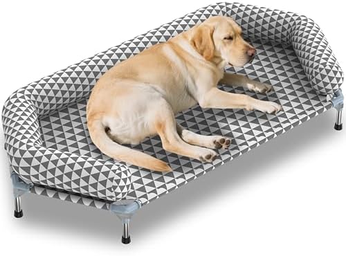 Orthopedic Dog Beds for Large Dogs, U-Shaped Bolster ，Up to 130 lbs by KuntrustDirect
