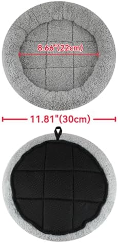 Enjoying Small Cat Bed Mat, 11.81" Round, Self Warming Cat Mat - Image 4