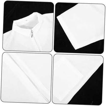 PET Grooming Apron Short Sleeve Brocade Polyester Workwear - Image 6