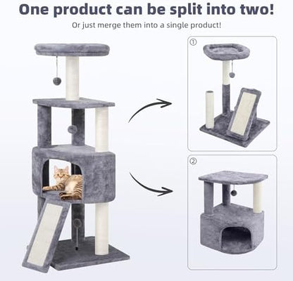 HUITREE 45in Cat Tree Tower - Image 2