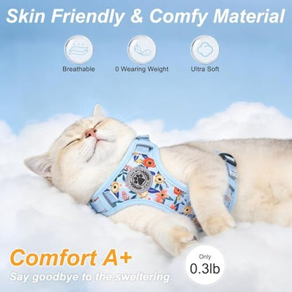 BEAUTYZOO Cat Harness and Leash Set, Escape Proof and Adjustable - Image 3