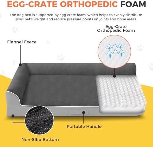 XL Orthopedic Dog Bed for Large Sized Dogs - Image 2
