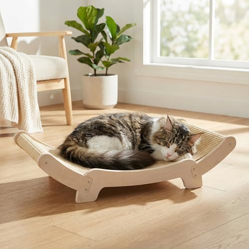 Sisal Cat Scratcher Bed for Indoor Cats Hammock for Scratching Pad Cat Chair - Image 2