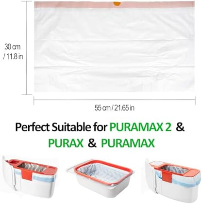 Cat Litter Box Drawstring Liner Bags - Image 3