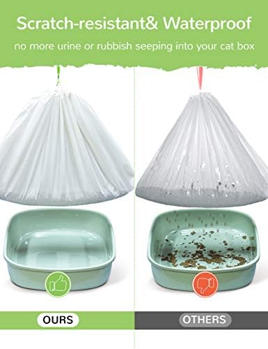 Litter Box Liners, Drawstring Litter Liner Bags - Image 2