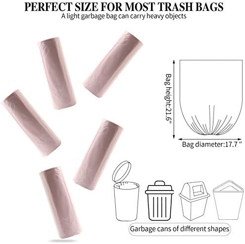 5 Rolls Small Trash Garbage Bags, 4 Gallon 200 Counts - Image 3