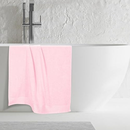 GLAMBURG 100% Cotton Oversized 2 Pack Bath Sheets 35x70, Ultra Soft Highly - Image 5