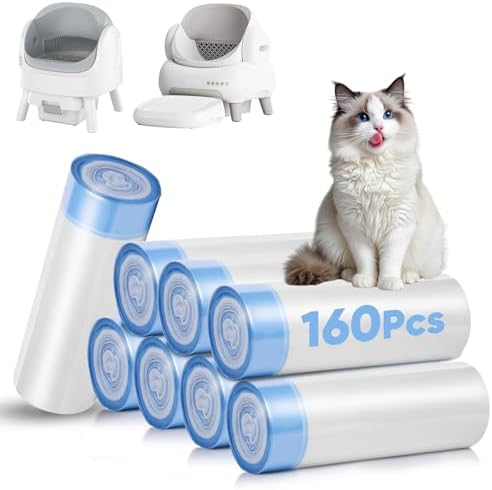 160 Ct Cat Litter Box Liners Compatible by Unknown