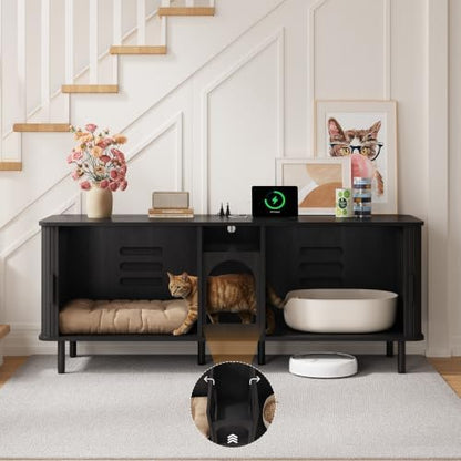 ONBRILL 65 Inches Cat Litter Box Enclosure - Image 4