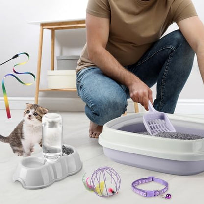 Tioncy 7 Pcs Kitten Litter Box Starter Kit - Image 6