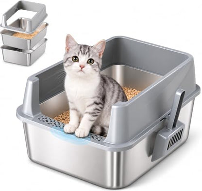 Stainless Steel Sifting Litter Box - Image 7