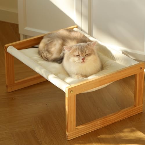 FUKUMARU Large Cat Hammock, Raised Dog Bed - Image 6