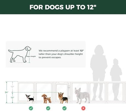 FXW AuraSpace Acrylic Dog Playpen - Image 6