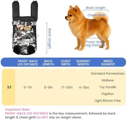 Mosago Dog Backpack Carrier, Front Chest Carrier - Image 2