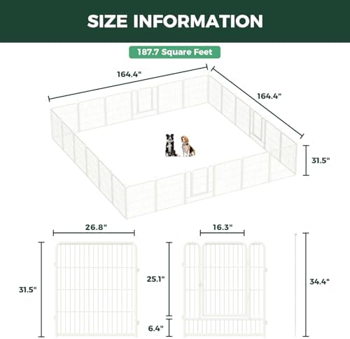FXW Rollick Dog Playpen, Yard & RV Camping, 24 Panels - Image 6