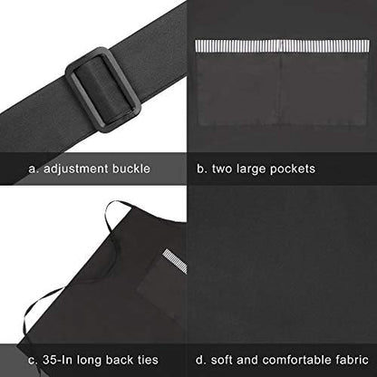 Black Waterproof Apron Lightweight - Image 2