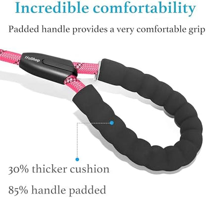 iYoShop Double Dog Leash, 360° Swivel, No Tangle, 25-150 lbs - Image 4