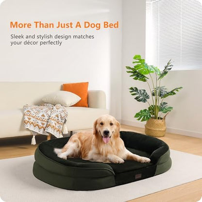 Dwanton Orthopedic Waterproof Large Dog Bed Sofa, Gel Memory Foam - Image 2